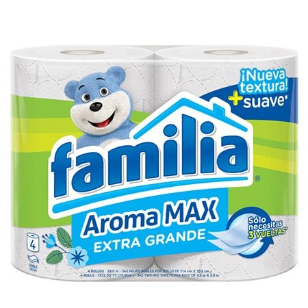 FAMILIA PAPEL HIGIENICO AROMA EXTRA GRANDE 4 ROLLOS - SUPERMIX