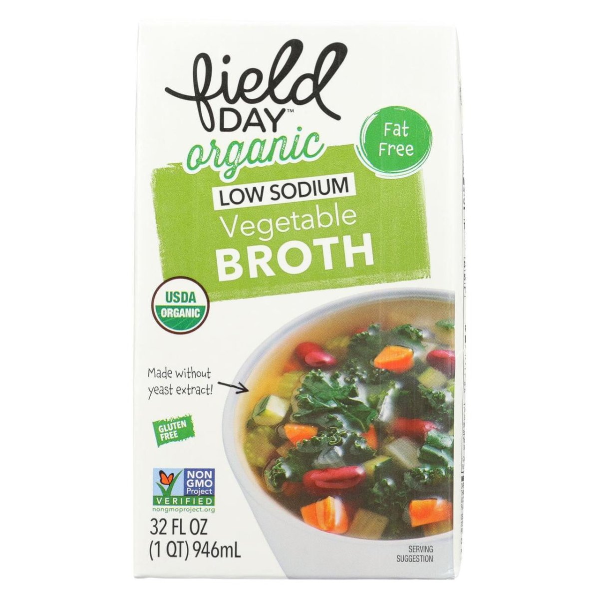 FIELDY BROTH OG2,VEG LOW SODIUM 32 FZ - SUPERMIX