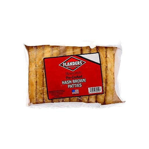 FLANDERS HASH BROWN PATTY 20 CT - SUPERMIX