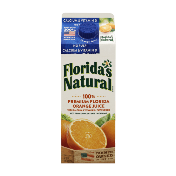 FLORIDAS NATURAL SIN PULP C/CALCIO & VIT D 52 OZ - SUPERMIX