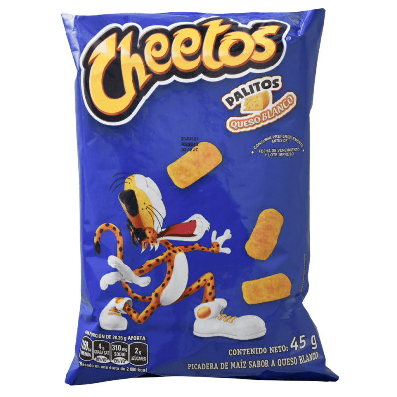 FRITO LAY CHEETOS PALITOS QUESO BLANCO 210 GRS - SUPERMIX