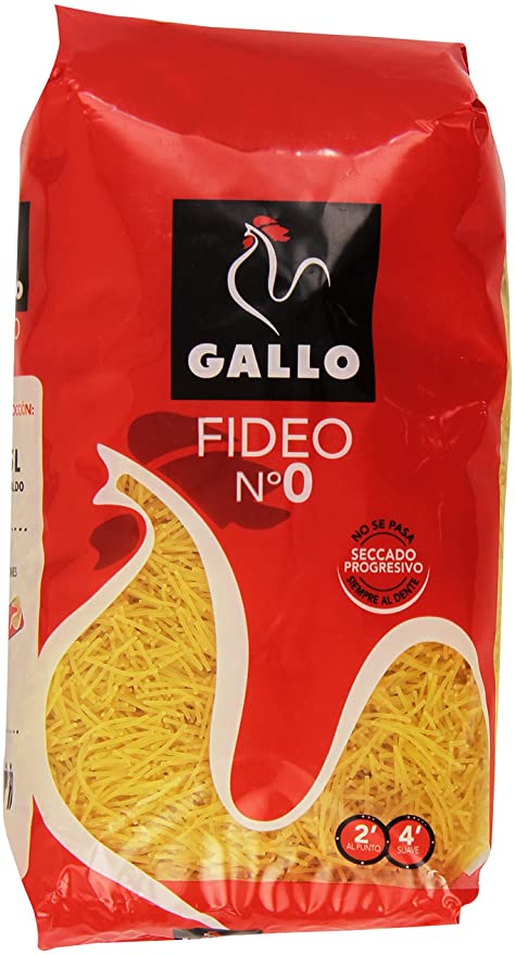 GALLO FIDEOS NO.0 (CABELLO DE ANGEL) 450 GR - SUPERMIX