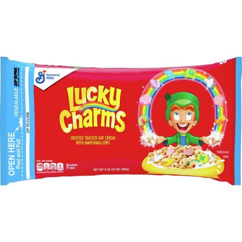 GEN MILLS LUCKY CHRMS CEREAL 32 OZ - SUPERMIX