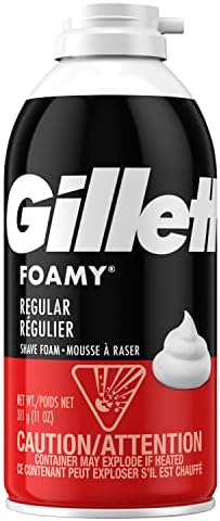GILLETTE CREMA DE AFEITAR FOAMY REGULAR 11. OZ - SUPERMIX