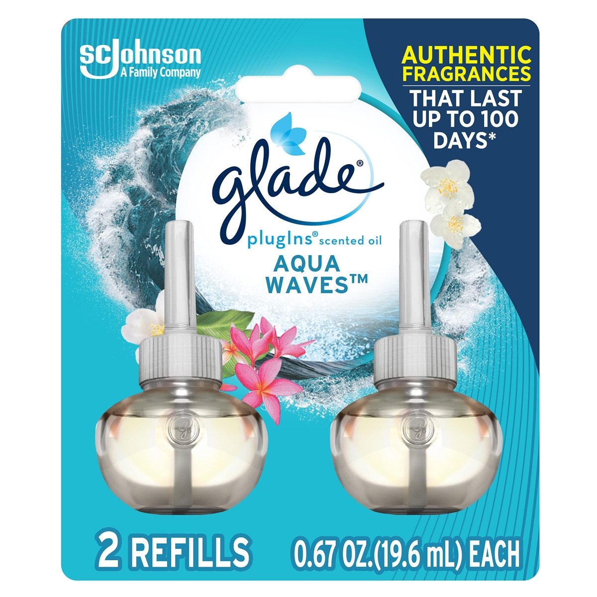 GLADE PISO AQUA WAVES WARMER + REFILL - SUPERMIX