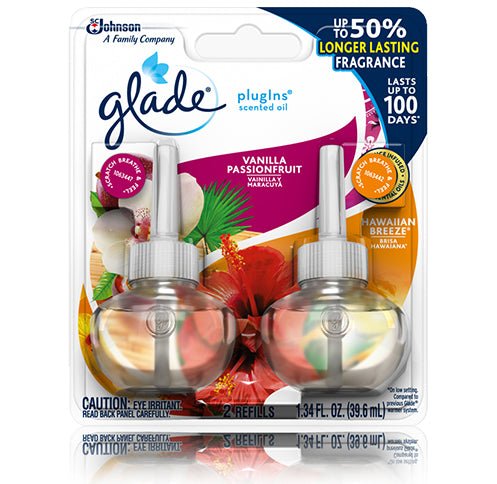 GLADE PISO VAINILLA PASSION FRUIT & HAWAIIAN BREEZE 2 REFILL - SUPERMIX