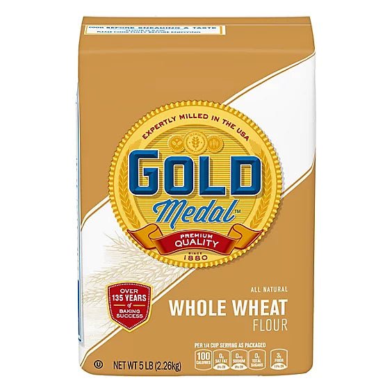GLD MEDAL FLOUR WHOLE WHEAT 5 LB - SUPERMIX