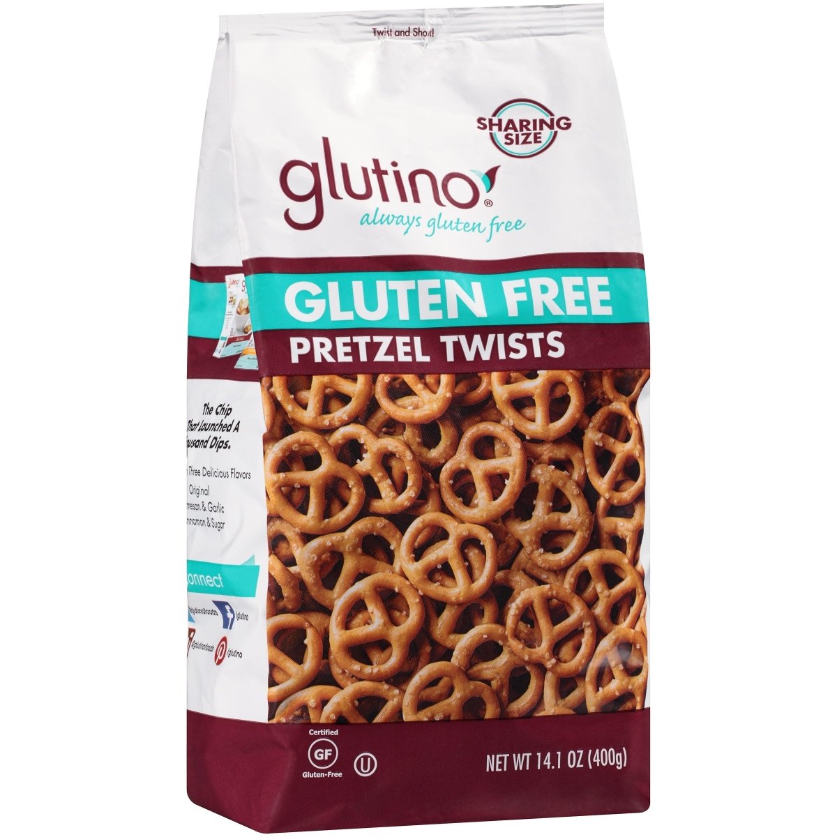 GLUTIN PRETZELS FAMILY BAG 14.1 OZ - SUPERMIX