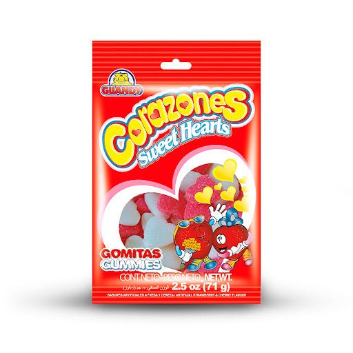 GOMITAS CORAZONES 71 GRS - SUPERMIX