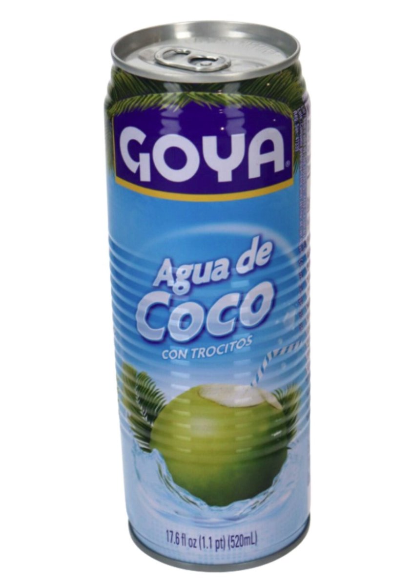 GOYA AGUA DE COCO CON TROCITOS LATA 17.6 OZ (520ML) - SUPERMIX