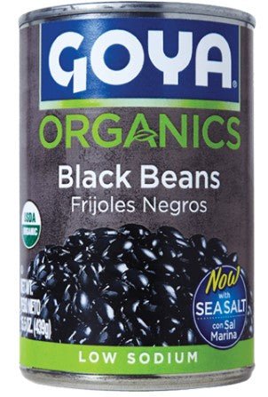 GOYA FRIJOLES NEGROS ORGANICOS 15.5 OZ - SUPERMIX