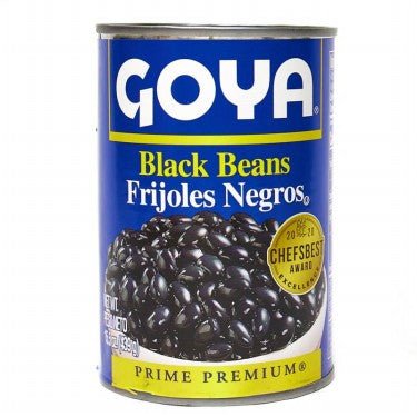 GOYA HABICHUELAS NEGRAS COCIDAS A/S 15.5 OZ - SUPERMIX