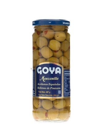 GOYA MANZANILLA ACEITUNAS C/PIMIENTOS 9.5 OZ - SUPERMIX