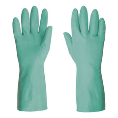 GUANTES LIMPIEZA, NITRILO VERDE, GRANDES - SUPERMIX