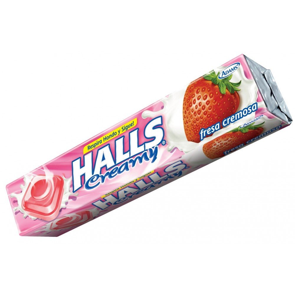 HALLS FRESA CREMOSA PAQ.100 UND 3.5 GRS - SUPERMIX