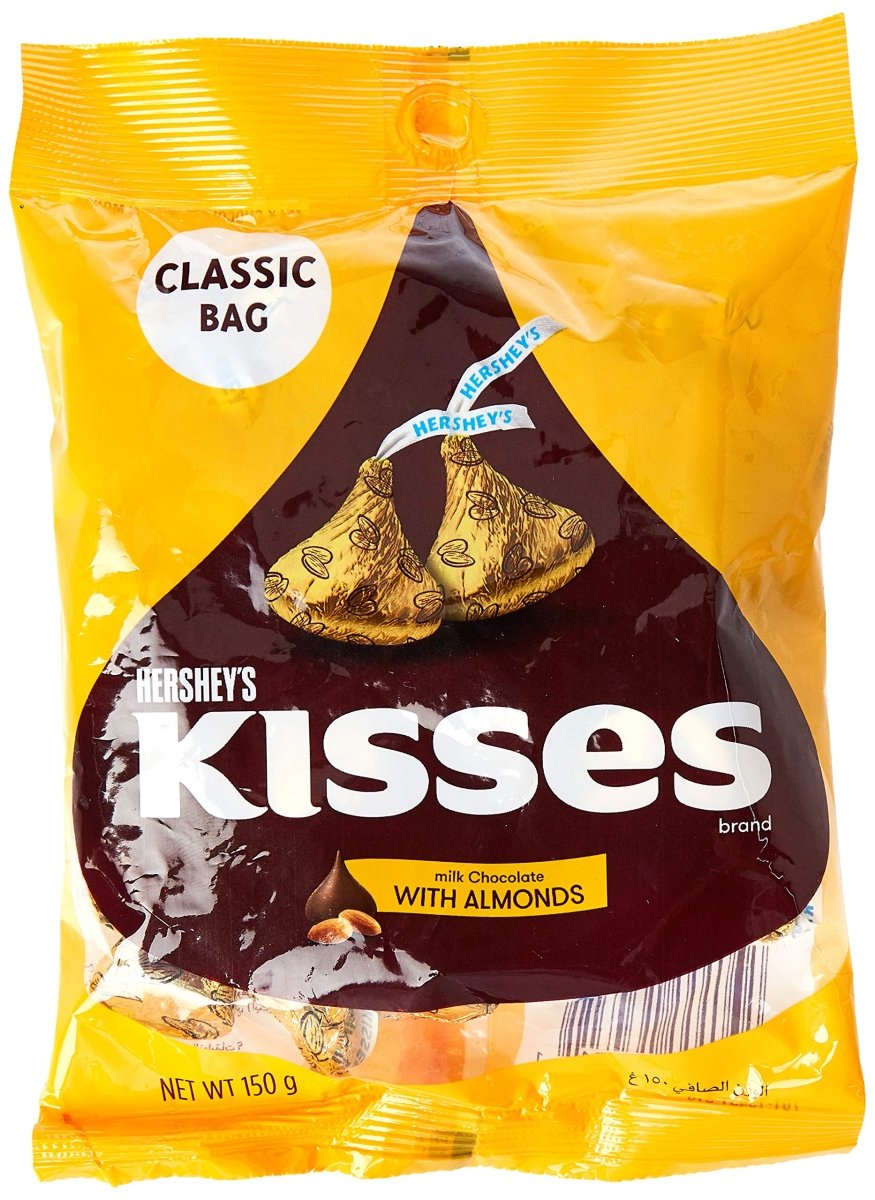 HERSHEY'S CHOCOLATE KISSES C/ ALMENDRAS 4.2 OZ - SUPERMIX