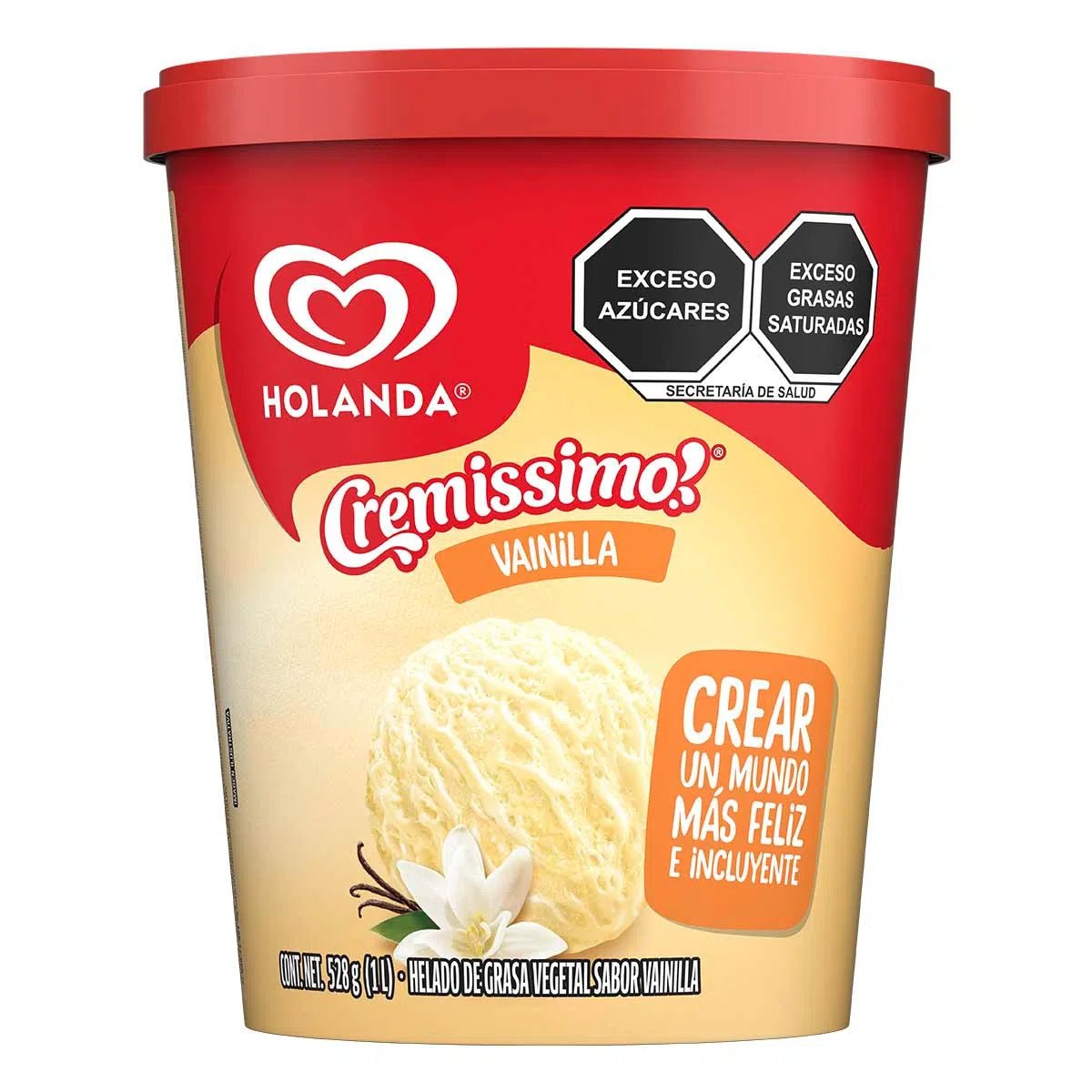 HOLANDA HELADO VAINILLA 1 LT - SUPERMIX
