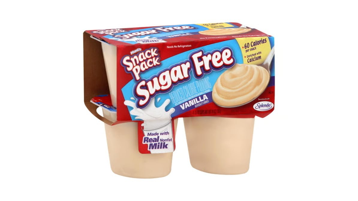HUNTS SNACK PACK VAINILLA NO SUGAR 3.5 OZ - SUPERMIX