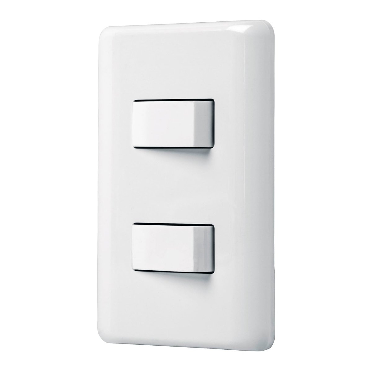 INTERRUPTOR SENCILLO DUPLEX CON PLACA - SUPERMIX