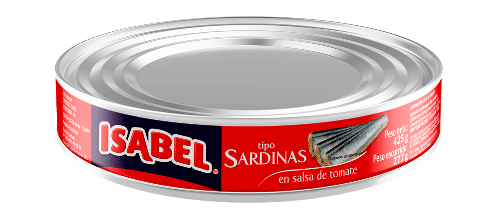 ISABEL SARDINAS EN TOMATE (OVALADA) 15 OZ - SUPERMIX