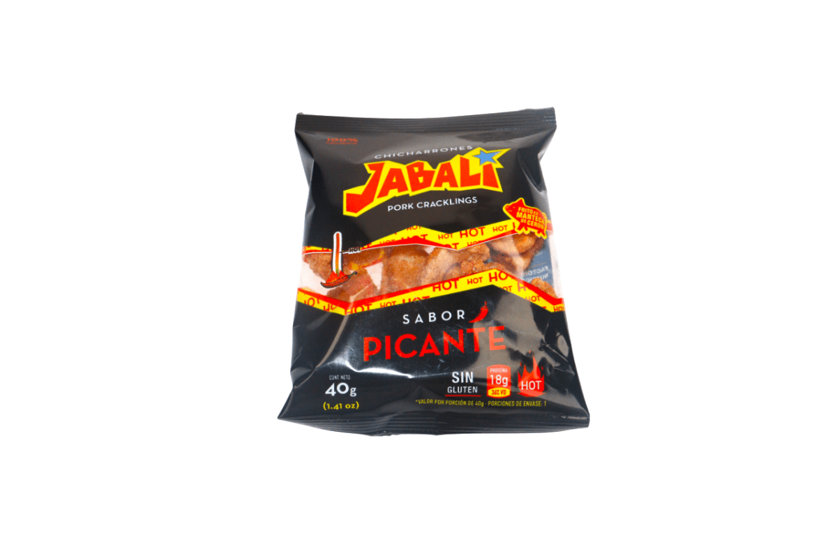 JABALI CHICHARON SABOR PICANTE 40 GRS - SUPERMIX