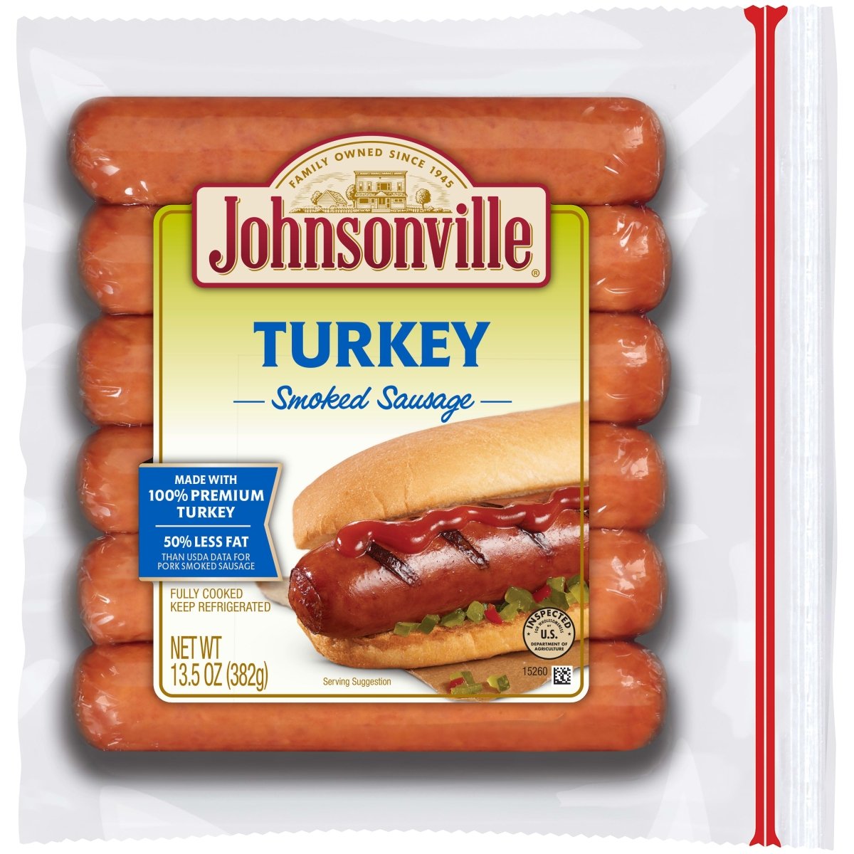 JOHNSONVILLE SMOKED TURKEY 13.5 OZ - SUPERMIX