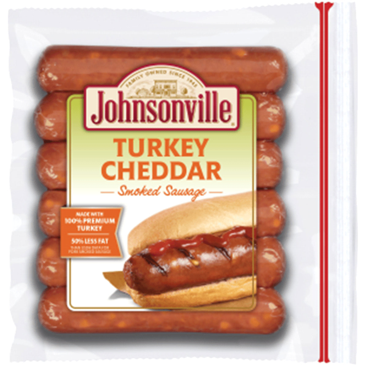 JOHNSONVILLE SMOKED TURKEY W/CHEDDAR 13.5 OZ - SUPERMIX