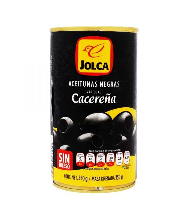 JOLCA ACEITUNA NEGRA S/ HUESO 350 GR - SUPERMIX