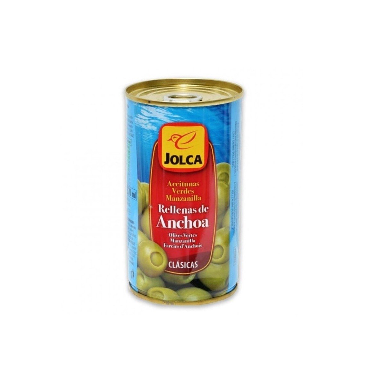 JOLCA ACEITUNA RELLENA ANCHOA 120 GR - SUPERMIX
