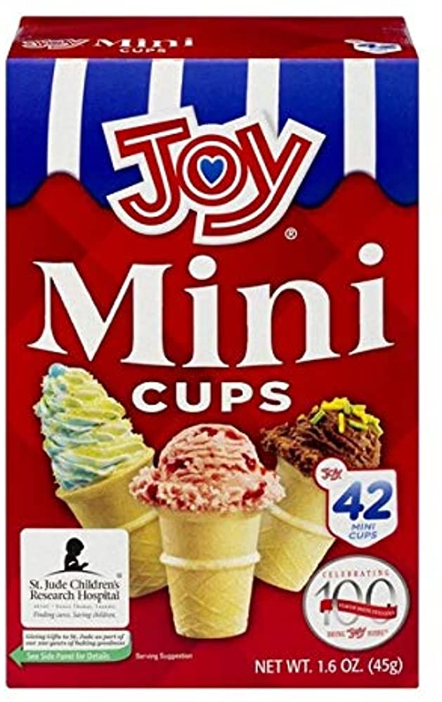JOY CONE MINI CUP CONE 42CT 1.6 OZ - SUPERMIX