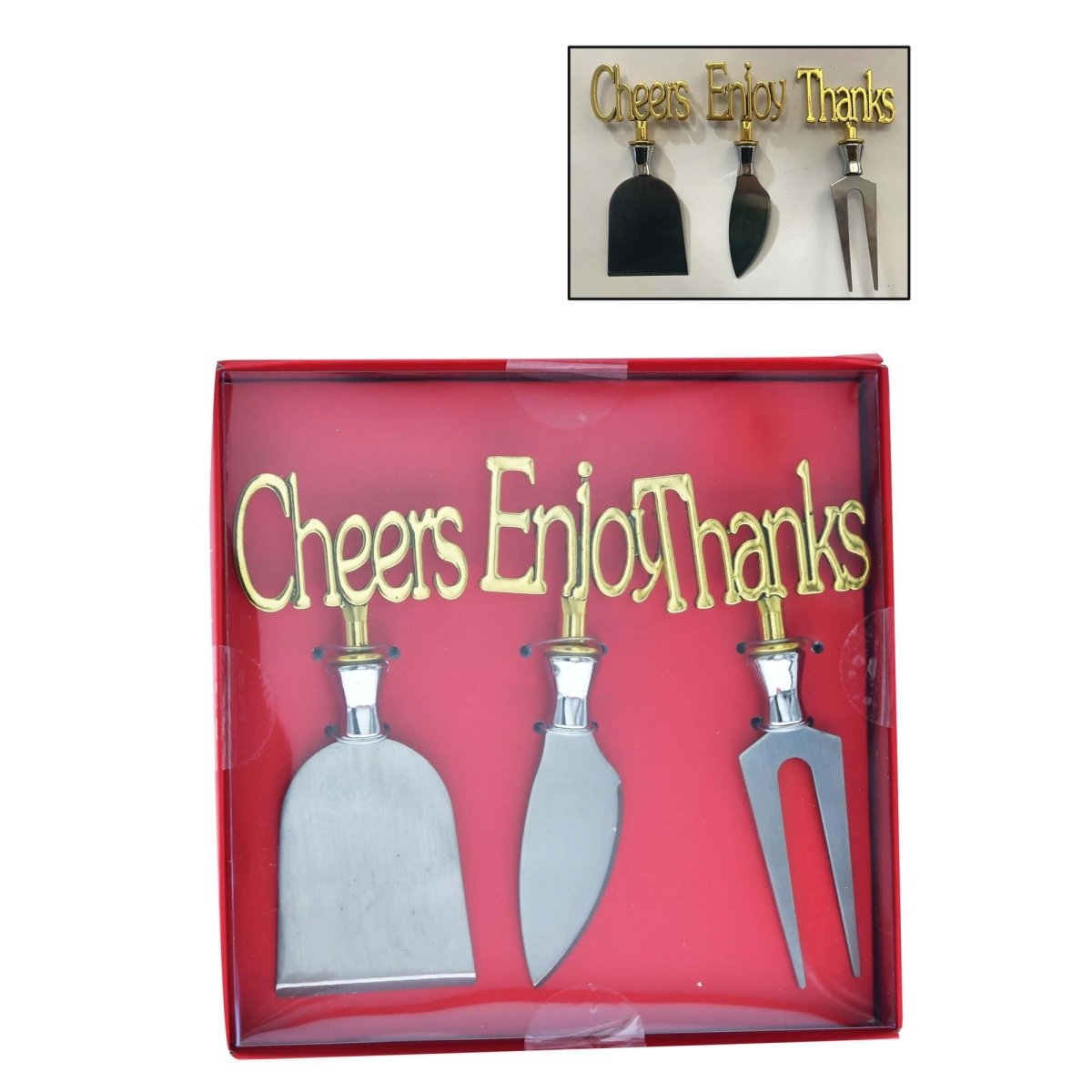 JUEGO CUCHILLOS P/QUESO 3PZ 16.7X - SUPERMIX