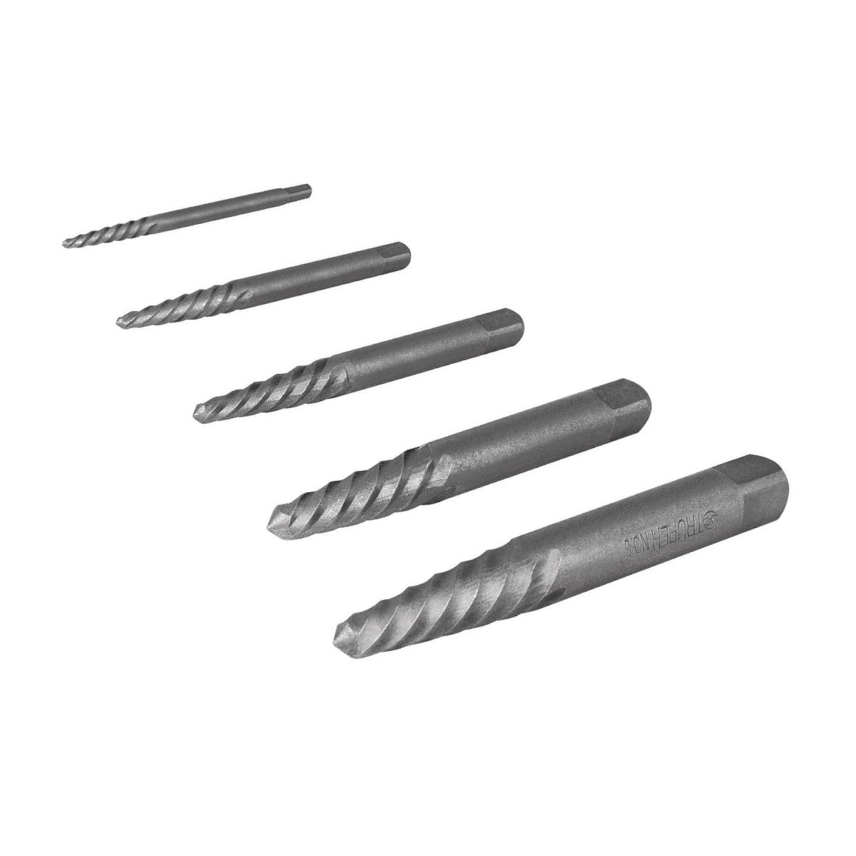 JUEGO DE 5 EXTRACTORES DE TORNILLOS DESDE No.1 HASTA No.5 TRUPER - SUPERMIX