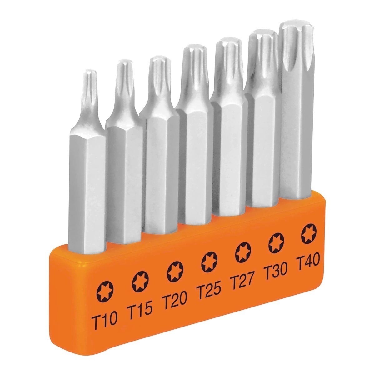 JUEGO DE 7 PUNTAS TORX MIXTAS DESDE T10 HASTA T40 LARGAS TRUPER EXPERT - SUPERMIX
