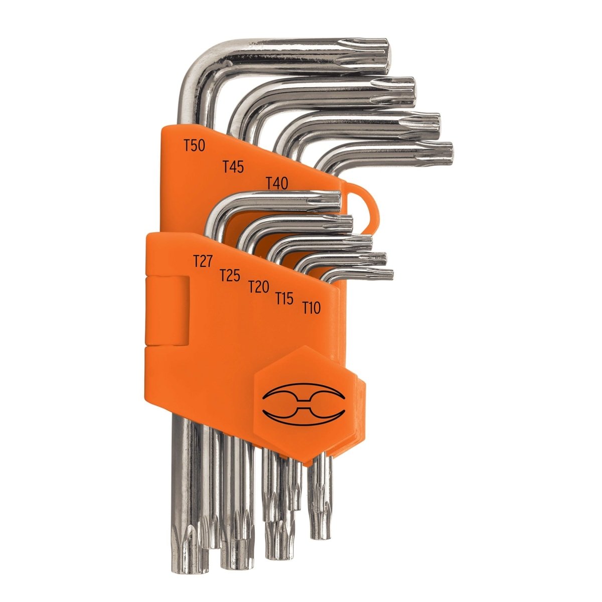 JUEGO DE 9 LLAVES TORX DESDE T10 HASTA T50 TRUPER - SUPERMIX