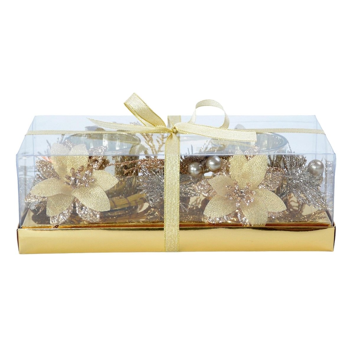 JUEGO PORTAVELAS 2PZ 22X11X7CM - SUPERMIX