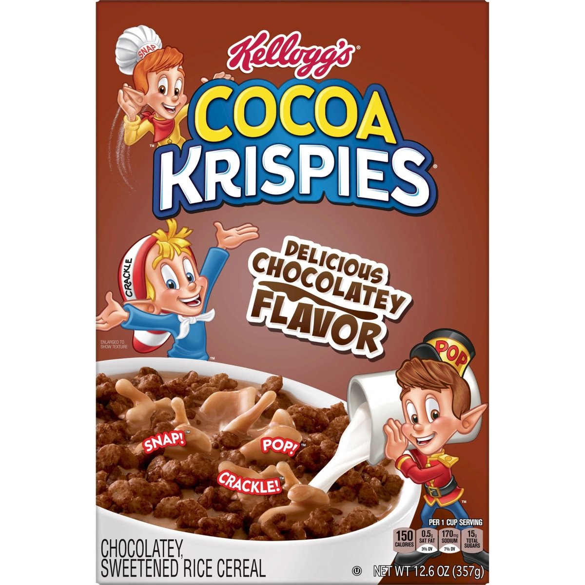 KELLOGG'S COCOA KRISPIES CEREAL 10/12.6 OZ - SUPERMIX