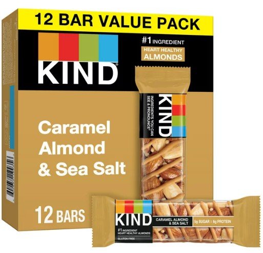 KIND BAR CARAMEL ALMOND & SEA SALT 1.4 OZ - SUPERMIX