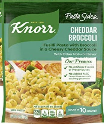 KNORR PASTA CHEDD&BROCCL 4.3 OZ - SUPERMIX