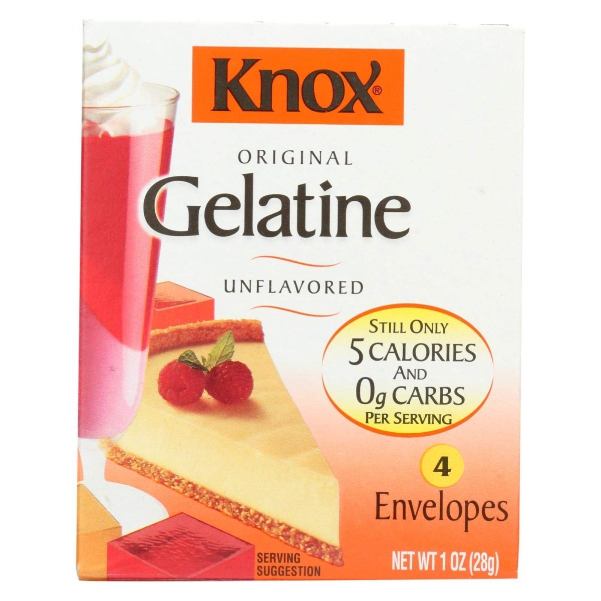 KNOX UNFLAVORED GELATIN 1 OZ - SUPERMIX