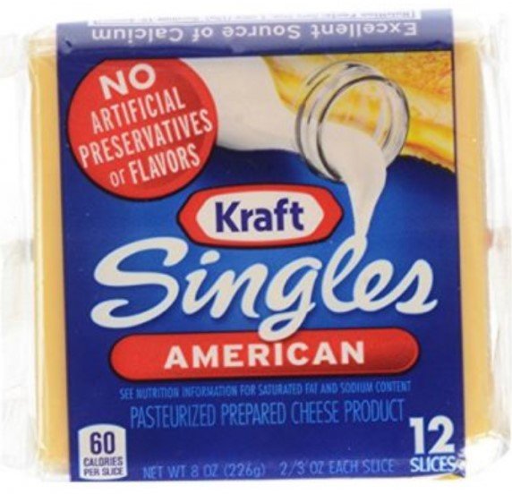 KRAFT AMERICAN SINGLES CHEESE 8 oz IND WRP - SUPERMIX