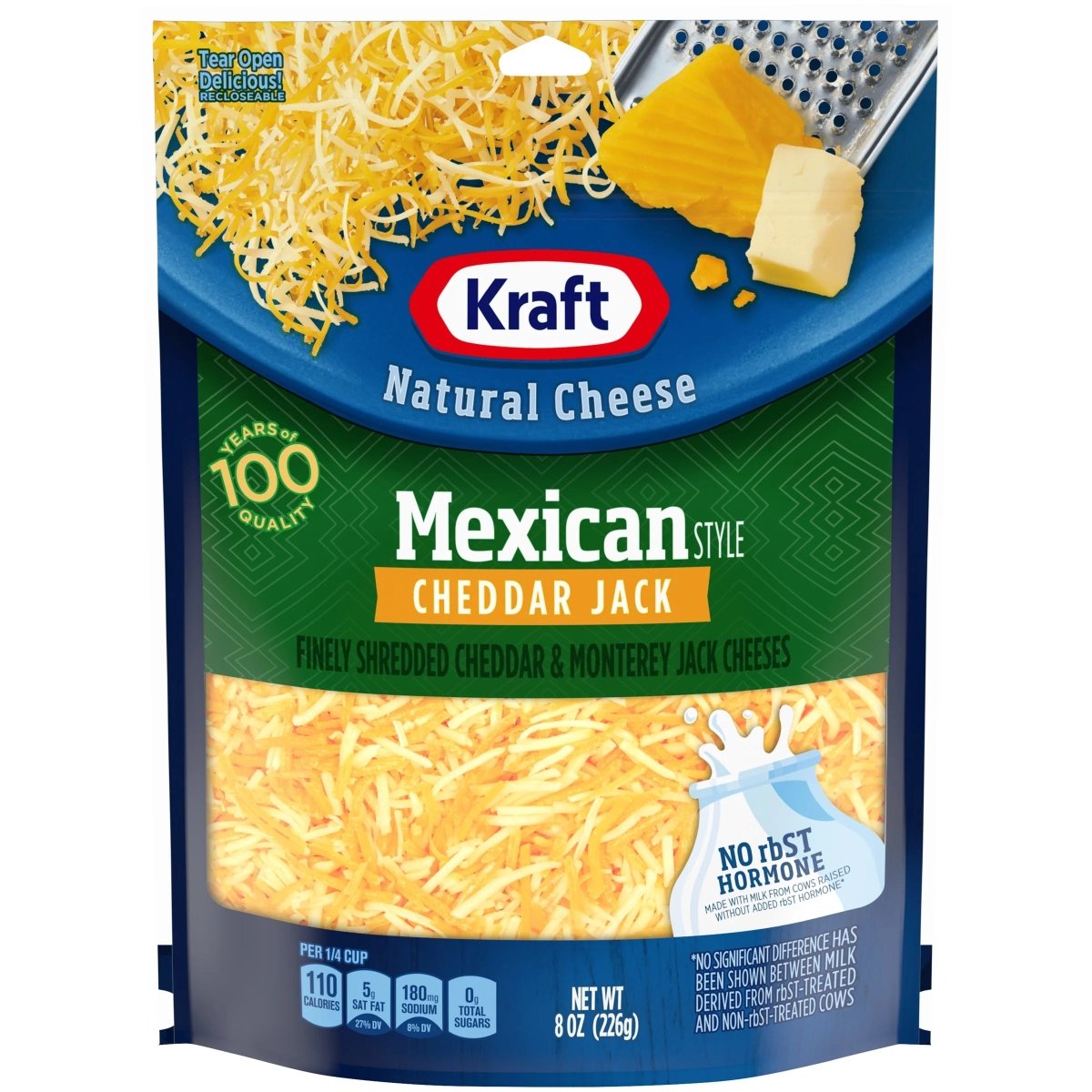 KRAFT MEXICAN SHREDDED 8 OZ - SUPERMIX