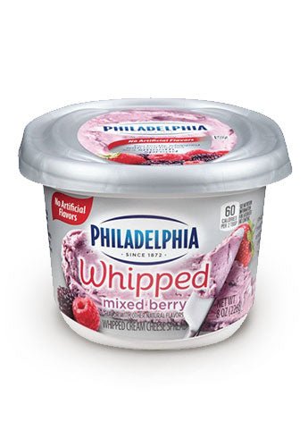 KRAFT PHILADELPHIA MIXED BERRYWHIP 8 OZ - SUPERMIX
