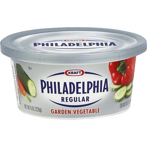 KRAFT PHILADELPHIA REGULAR GARDEN VEG 8 OZ - SUPERMIX