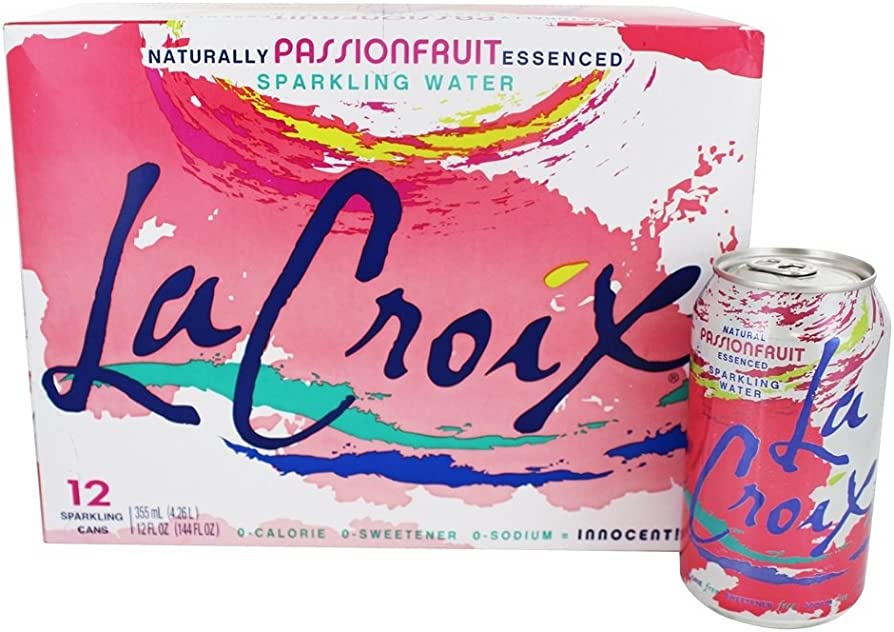 LA CROIX AGUA CARBONADATA SABOR PASSION - FRUIT 12 OZ - SUPERMIX