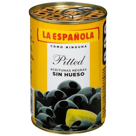LA ESPANOLA ACEITUNAS NEGRAS S/SEMILLA 300 GR - SUPERMIX