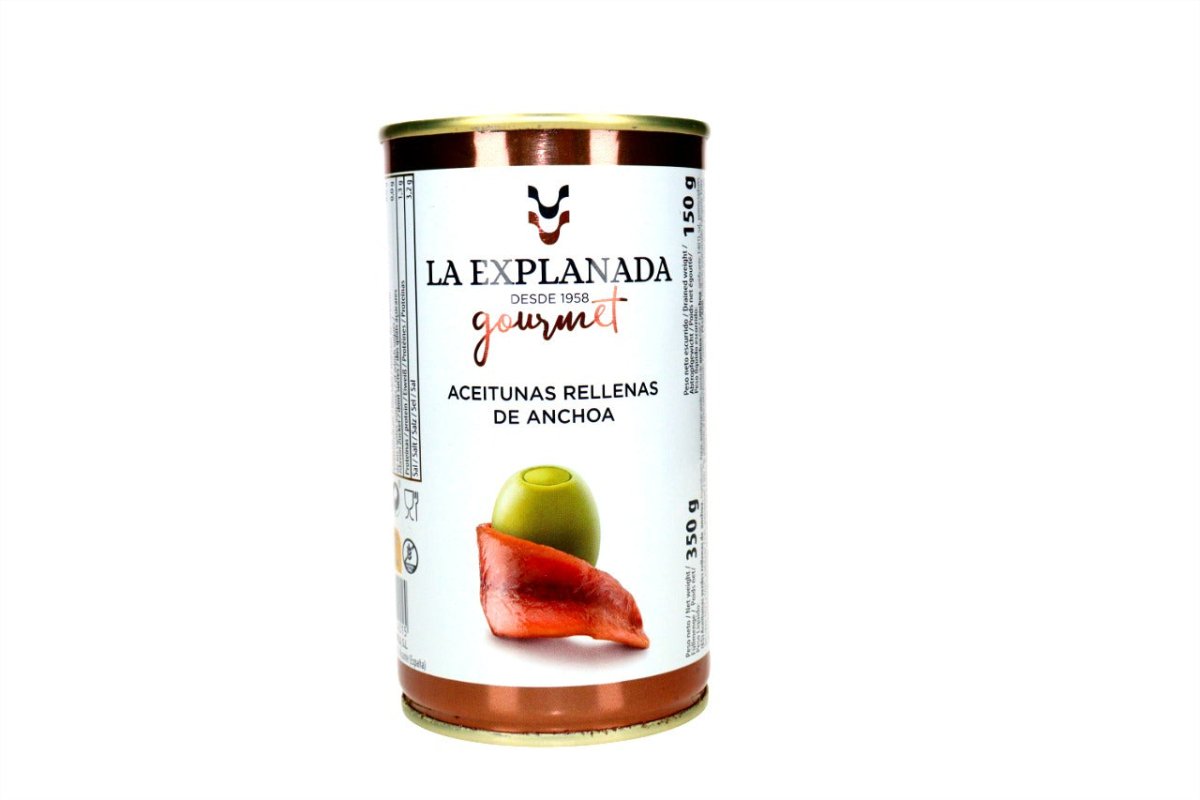 LA EXPLANADA GOURMET ACEITUNAS REL. ANCHOA 350 ML - SUPERMIX
