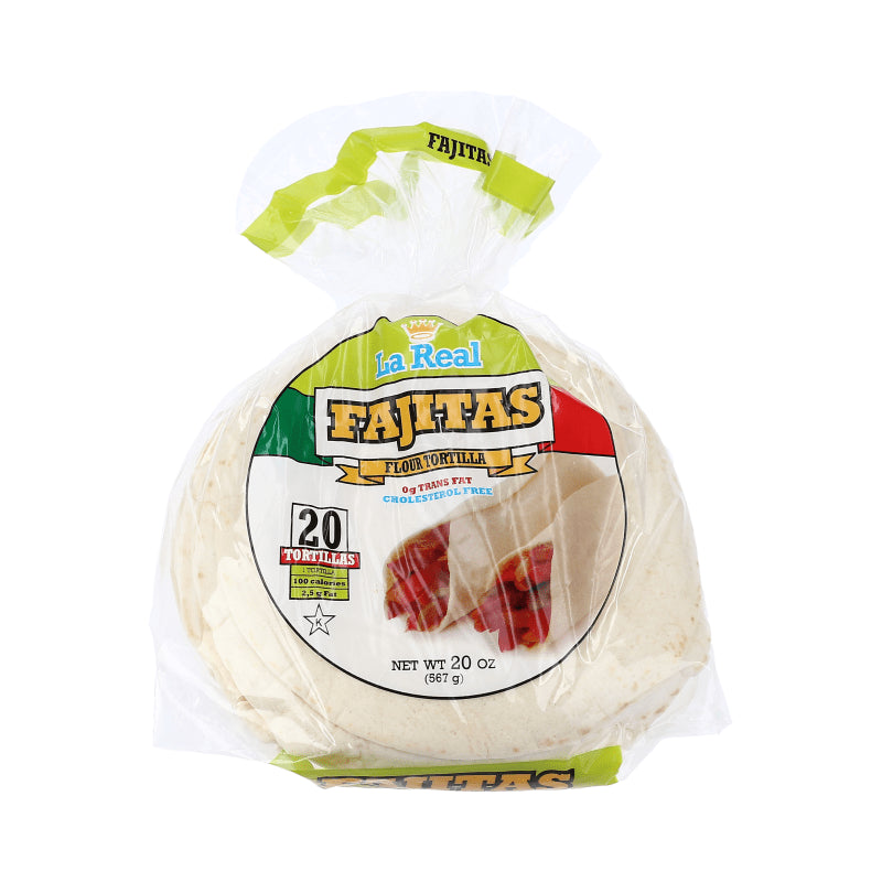 LA REAL FAJITAS DE MAIZ 6" 20 OZ - SUPERMIX