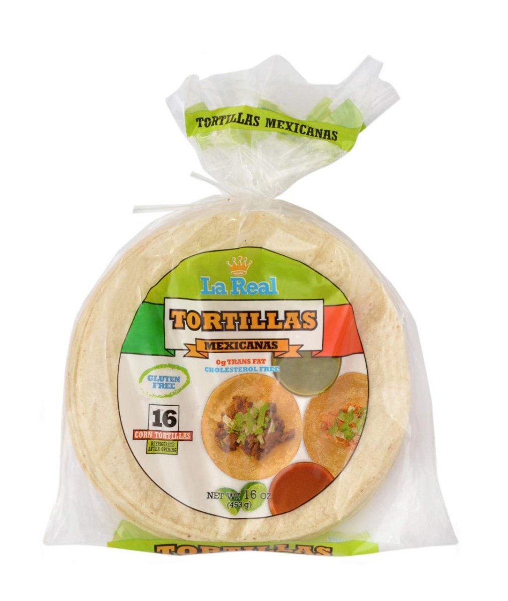 LA REAL TORTILLAS DE MAIZ MEXICANAS 16 OZ - SUPERMIX