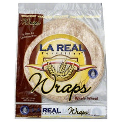 LA REAL WHOLE WHEAT WRAPS 15 OZ - SUPERMIX