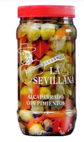 LA SEVILLANA ALCAPARRADO C/PIMIENTOS 16 OZ - SUPERMIX